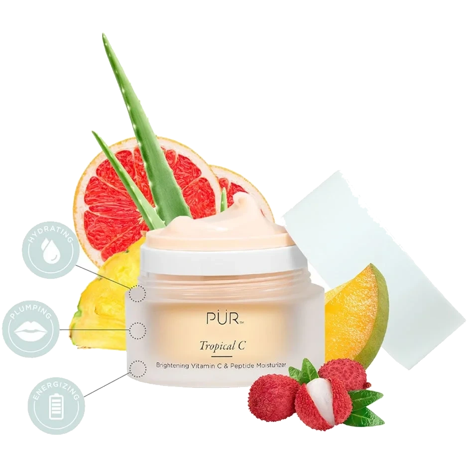 PÜR Tropical C - Brightening Vitamin C & Peptide Moisturizer 50 ml