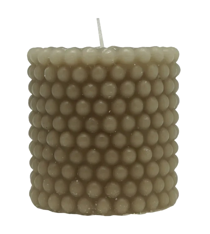 Perlelys Mørk Sand 7,5cm Unik