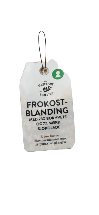 Frokostblanding med Bokhvete og Mørk Sjokolade 300g Detglutenfrieverksted