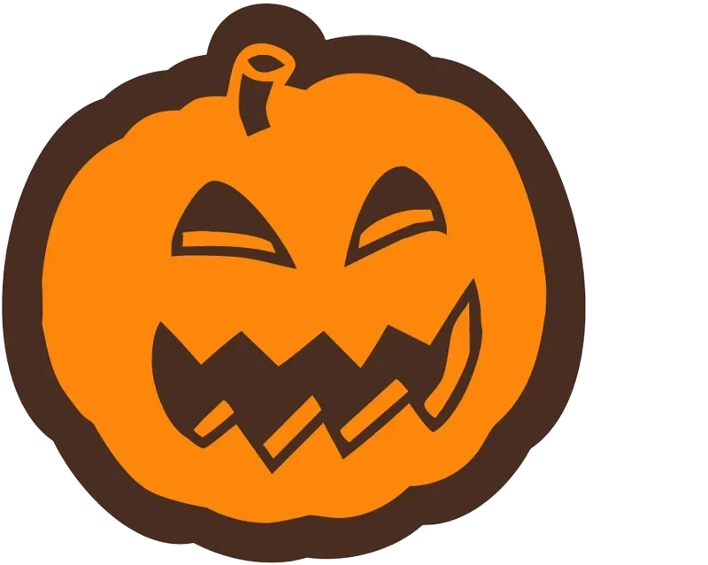 Chokladdekoration Halloweenpumpa