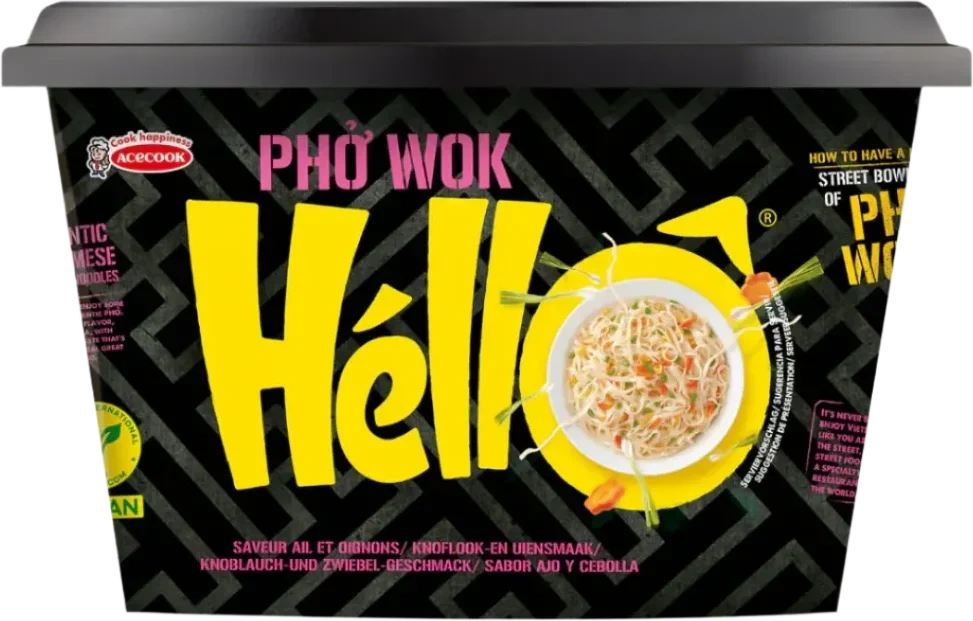 Hello Pho Wok Garlic & Onion 76g