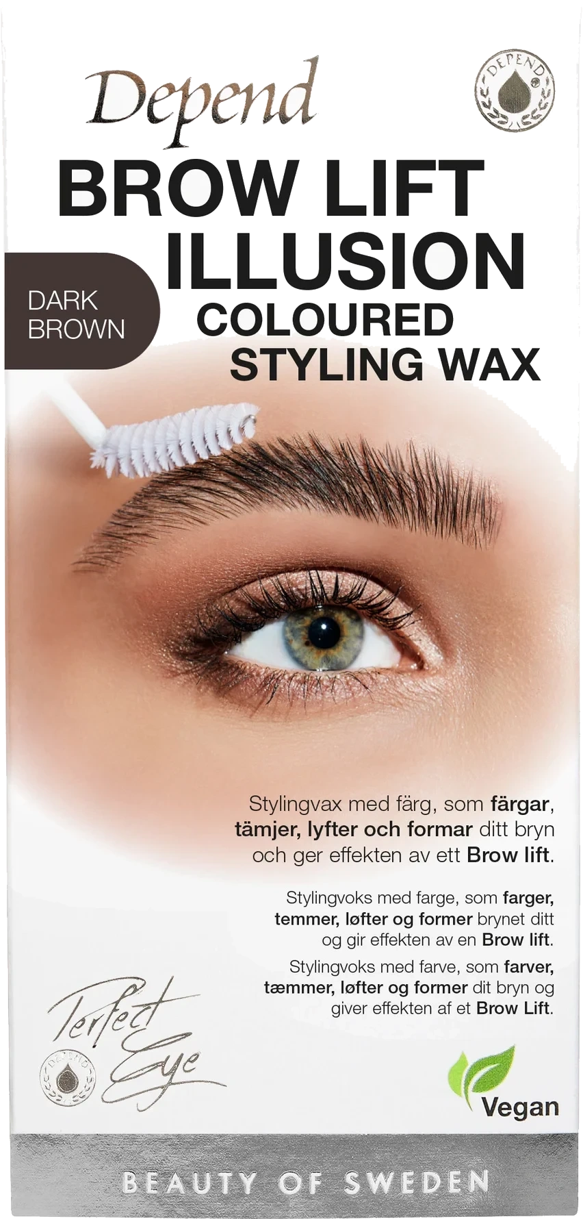 Depend Perfect Eye Brow Illusion Wax Dark Brown