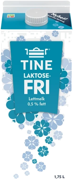 Lettmelk laktosefri 0,5%  1,75l
