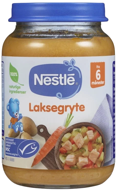 Potet og Laksegryte 6m 190g