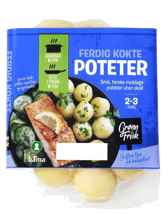 Poteter Kokte u/Skall 375g Grønn&Frisk