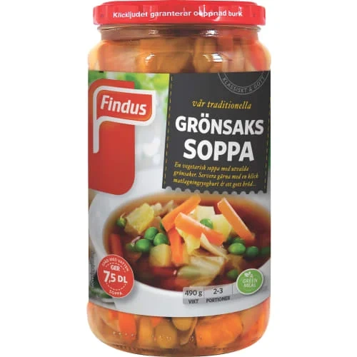 Grönsakssoppa 2-3 Port