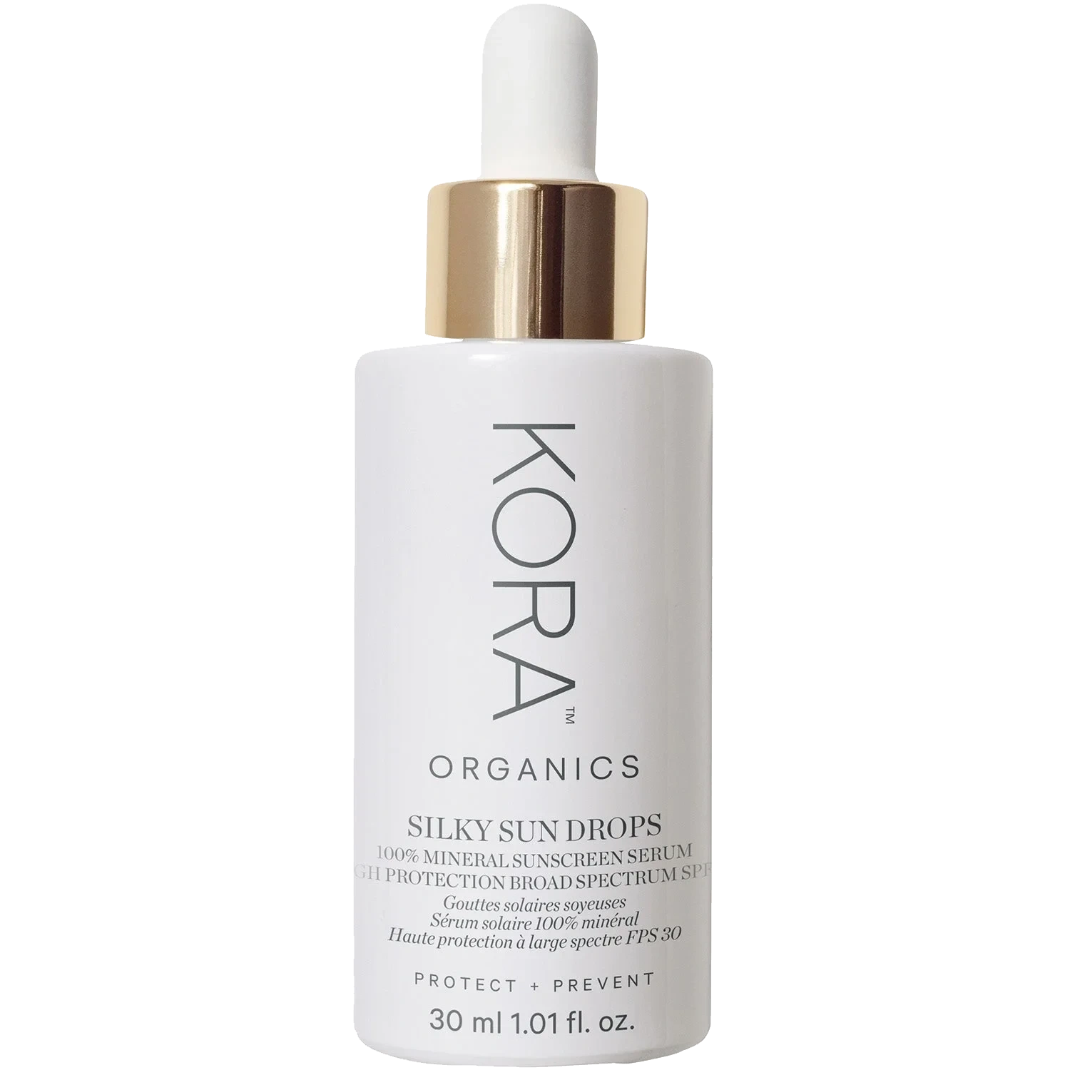 KORA Organics Silky Sun Drops 100% Mineral Sunscreen Serum