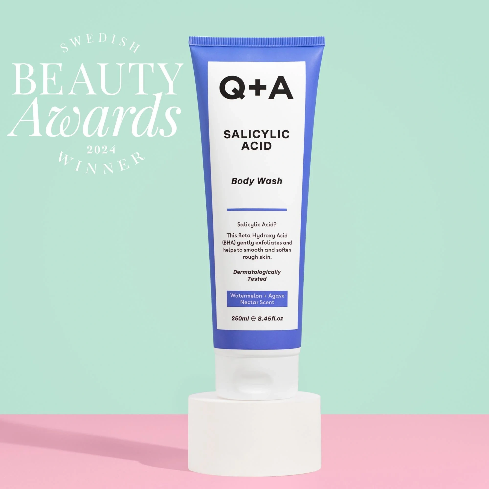 Q+A Salicylic Acid Body Wash, 250 ml