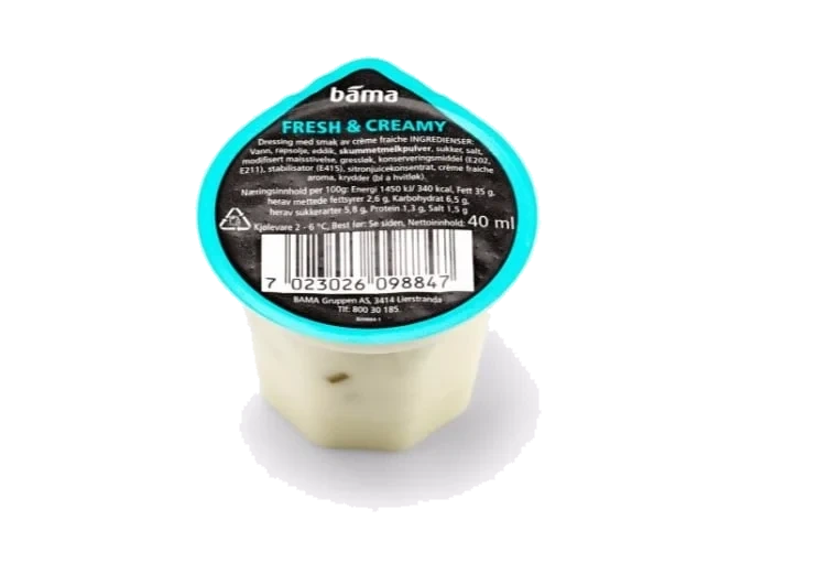 Dressing Fresh Creamy 40 g Bama Salatbar
