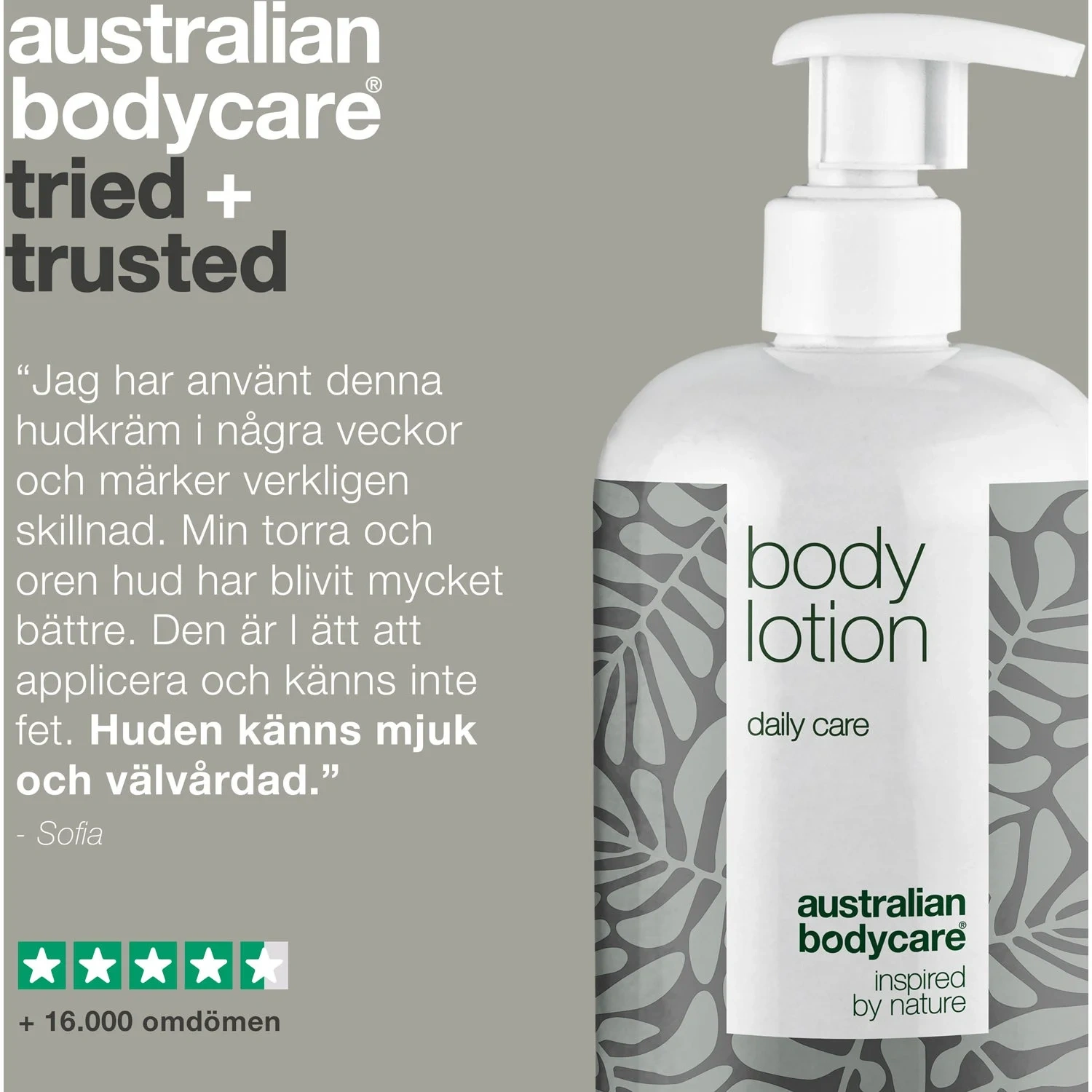 Body Lotion för torr och oren hud