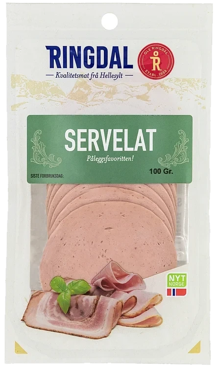 Servelat i skiver  100g