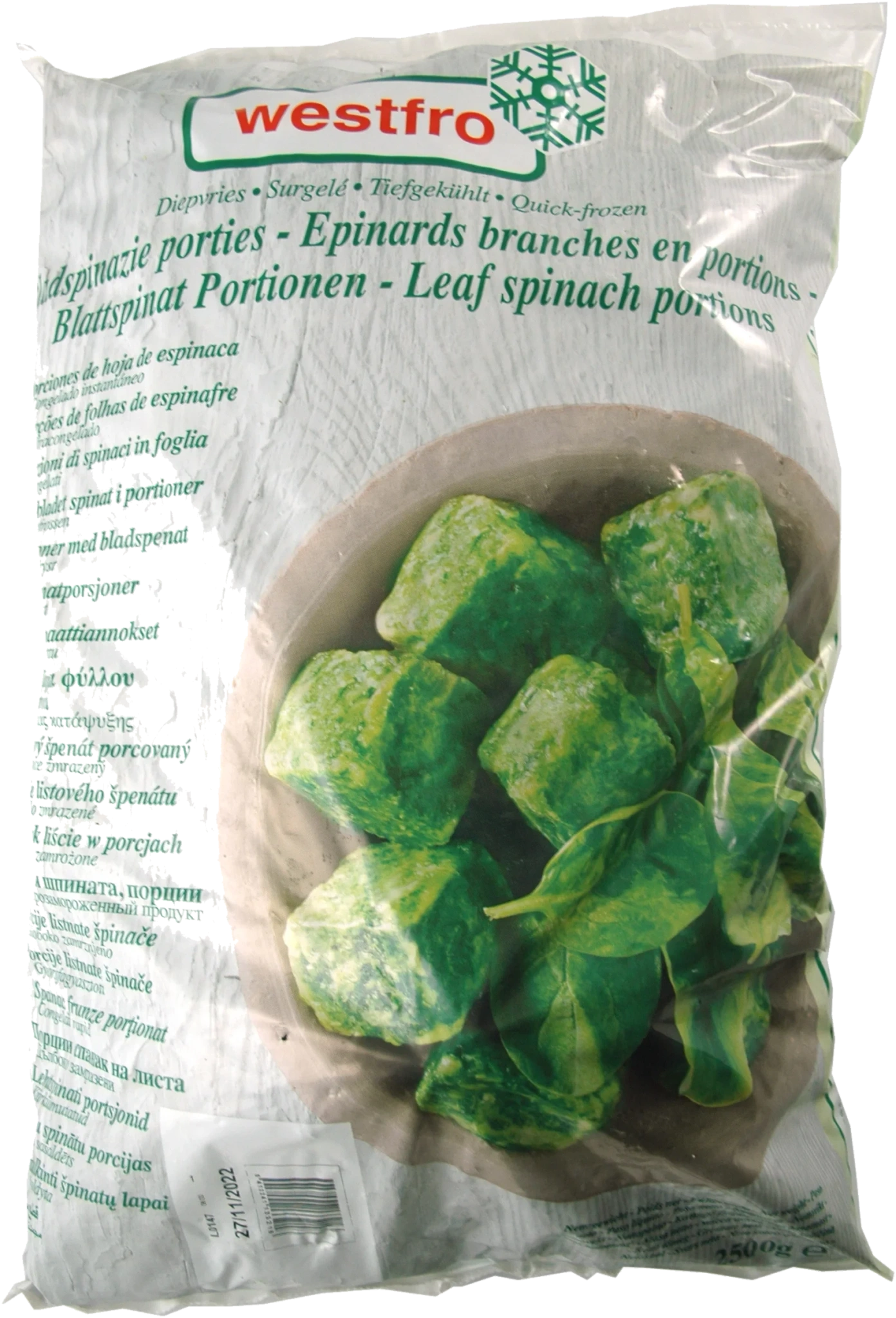 Spenat blad (port)