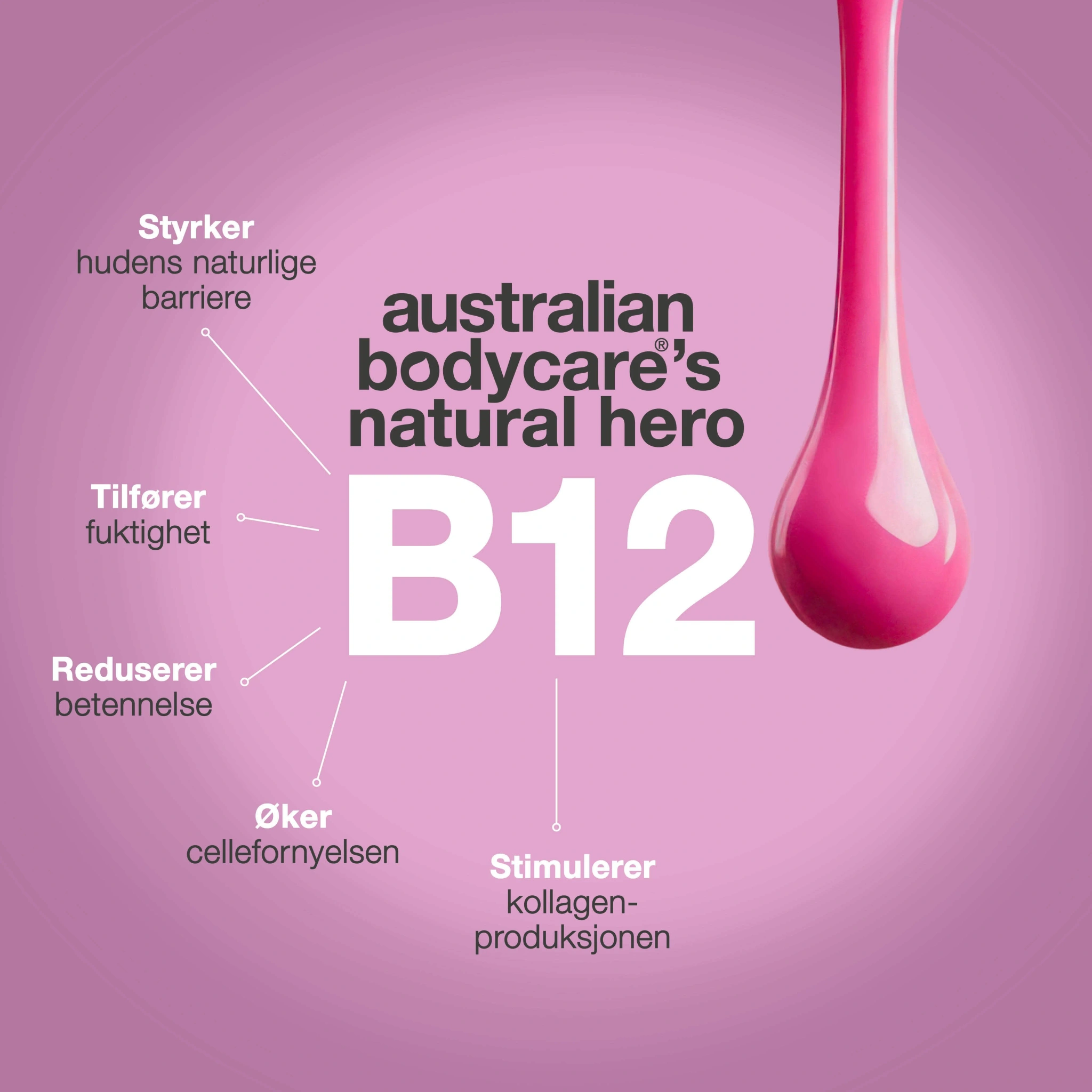Australian Bodycare B12 Collagen Facial Mask, 4 stk.