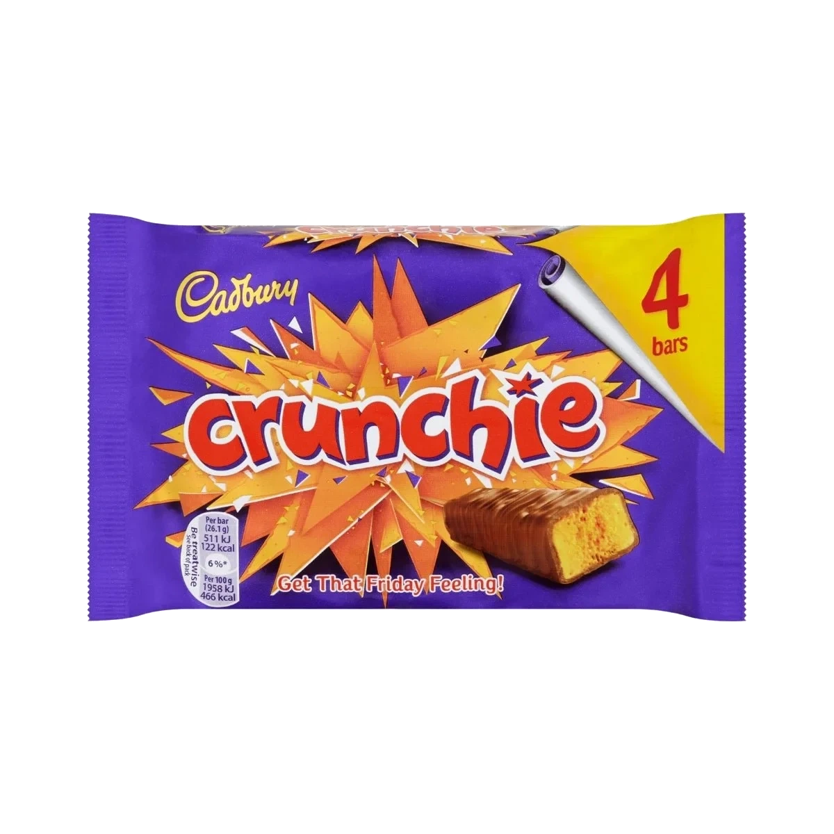 Cadbury Crunchie 4 Pack 104 g