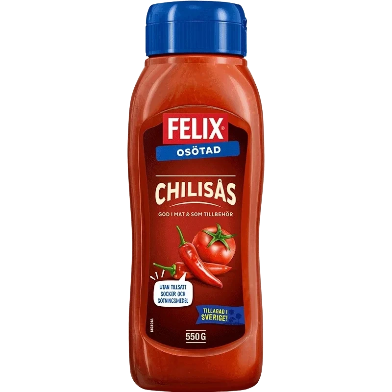 Chilisås Osötad