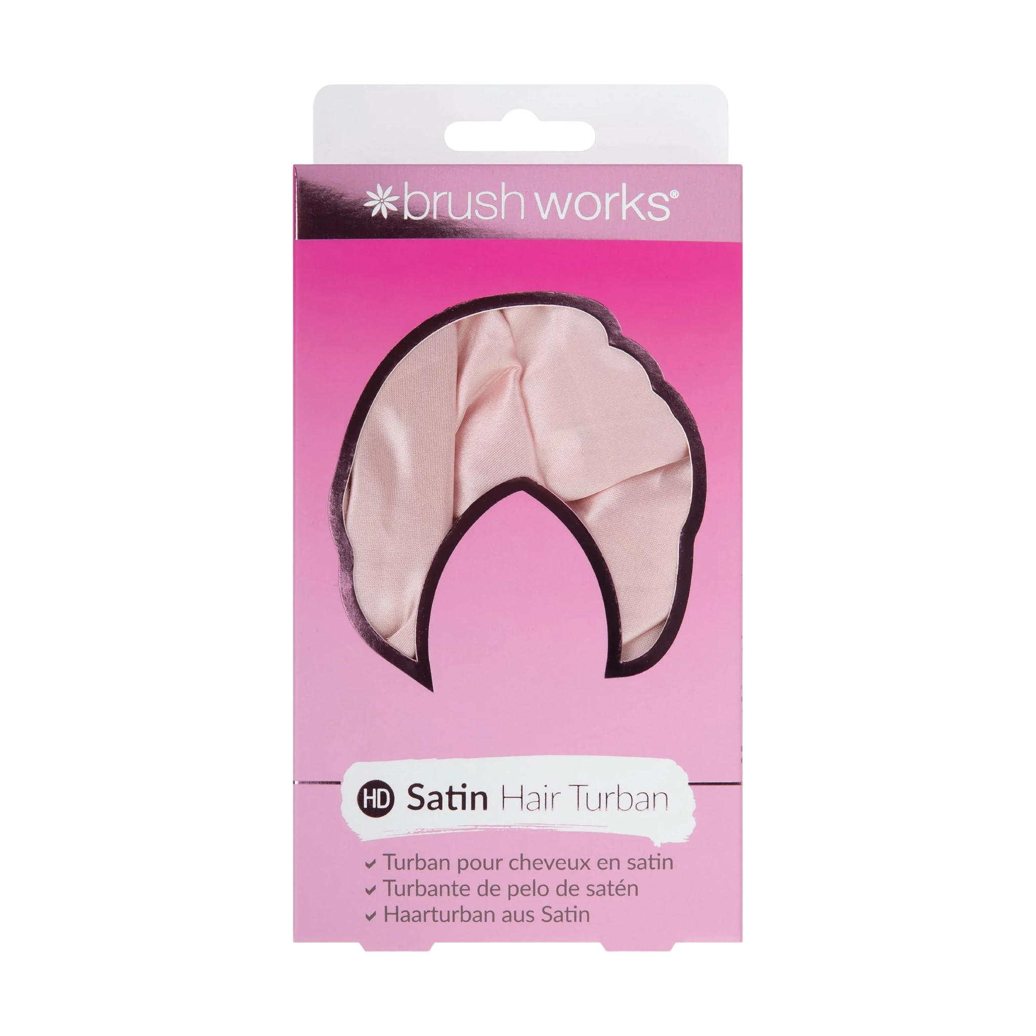 Brushworks Satin Hair Turban, 1 stk.