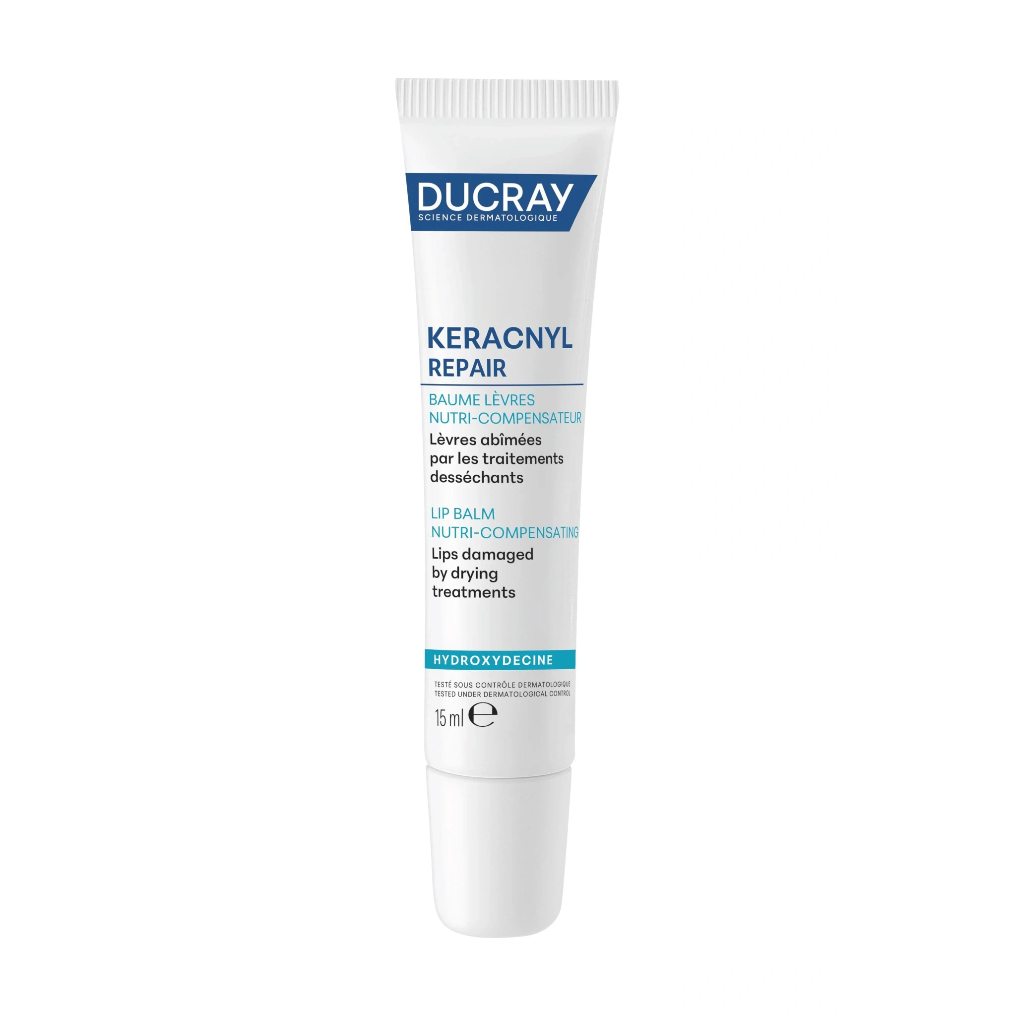 Ducray Keracnyl REPAIR Lip Balm, 15 ml