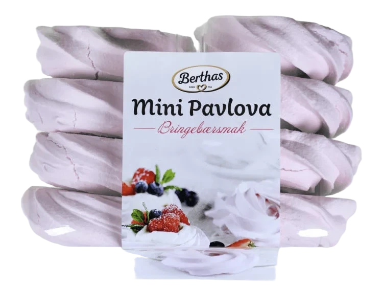 Mini Pavlova Rose Bringebær 120g Berthas