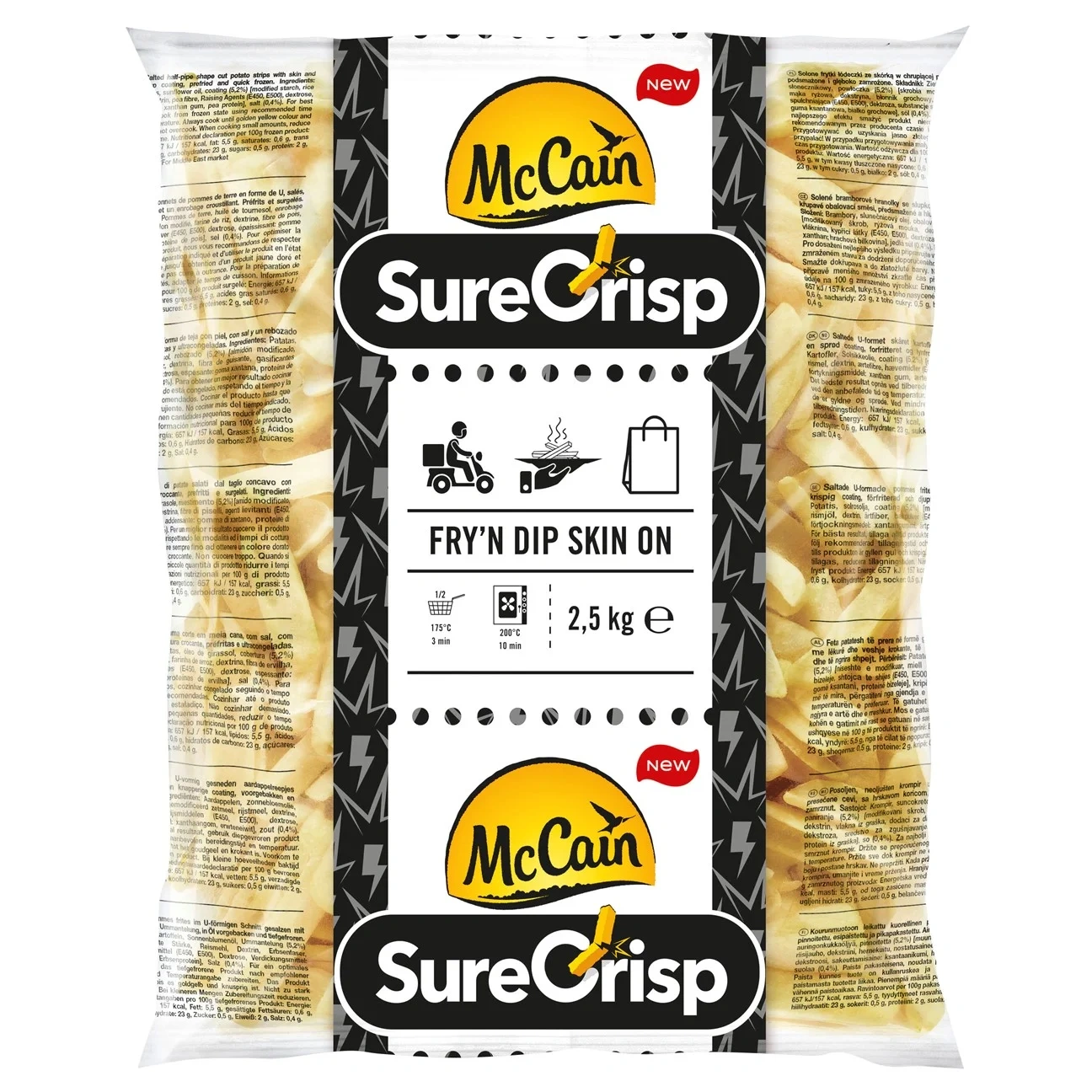 Fry'N Dip Skin on