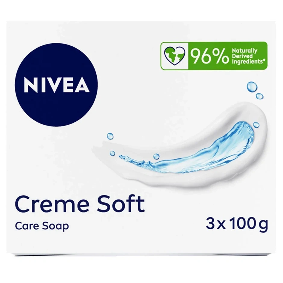 NIVEA Creme Soft Soap Bar Trio