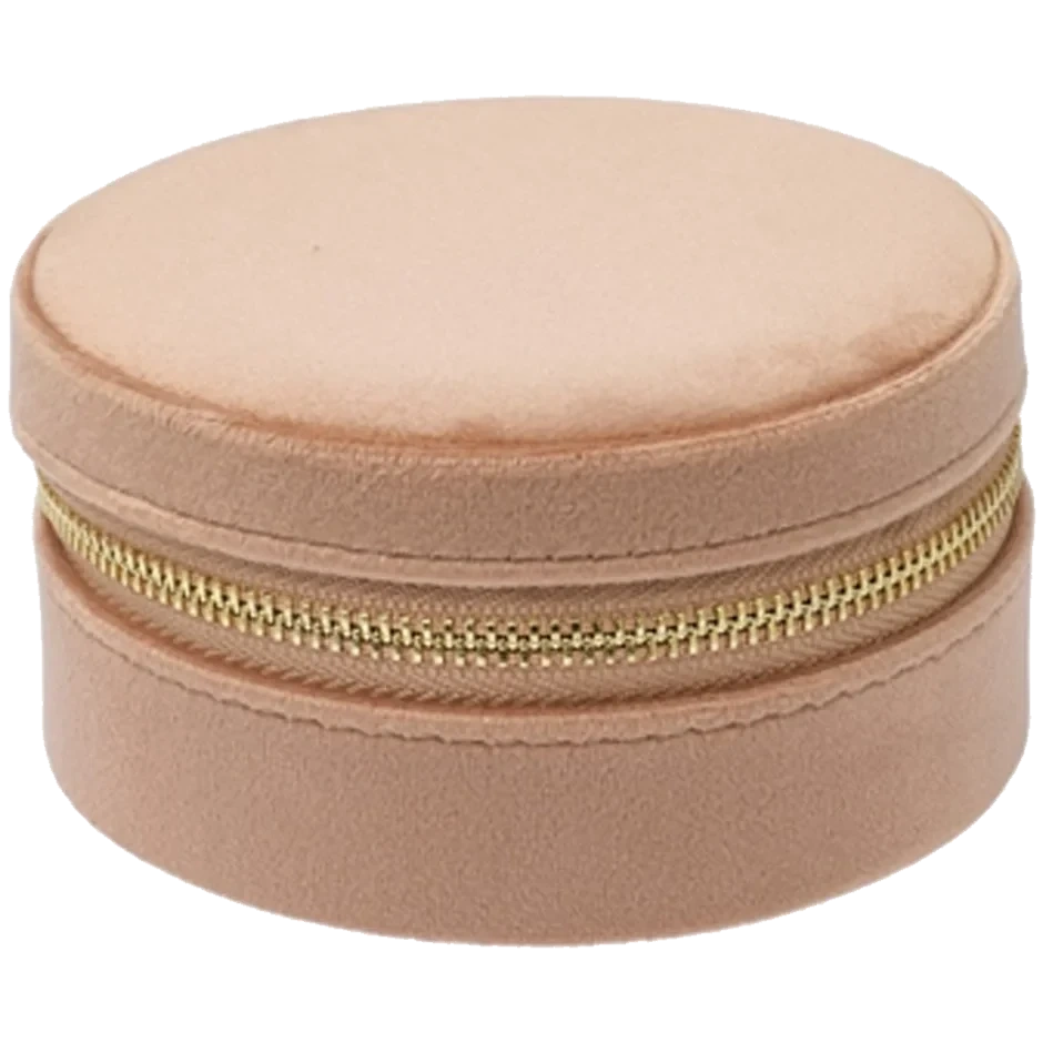 Dark Velvet Jewellery Box Round
