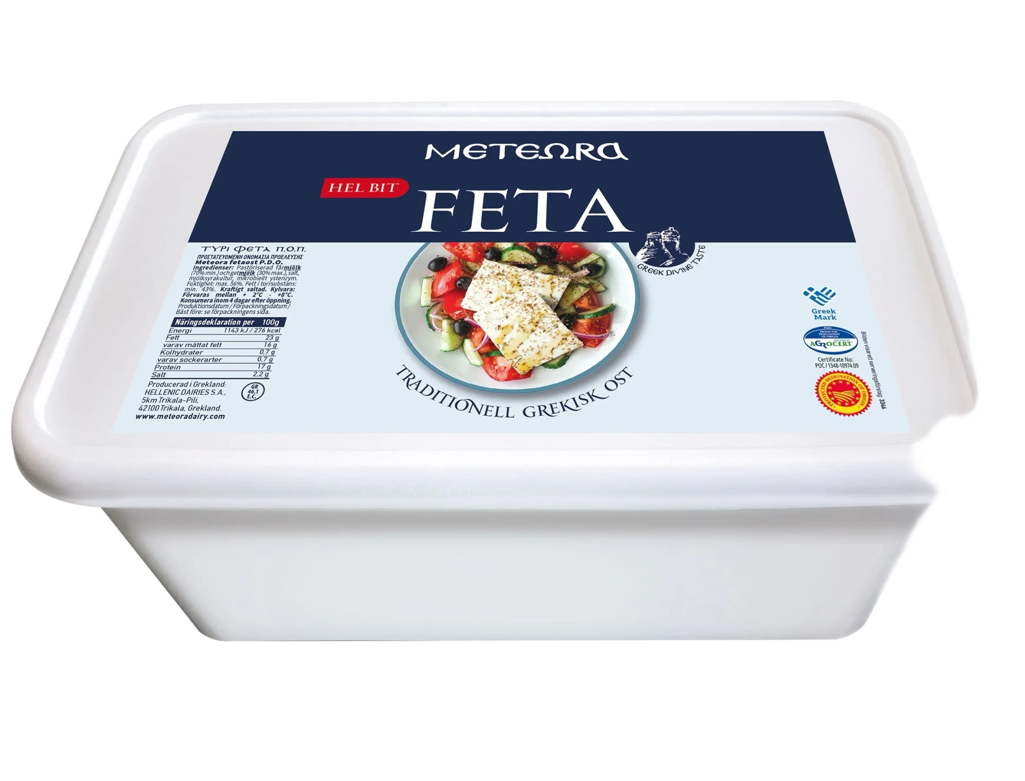 Fetaost hel