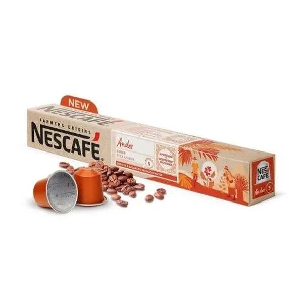 Nestlé Nescafe Andes Espresso Lungo - 10 x Kaffekapsler