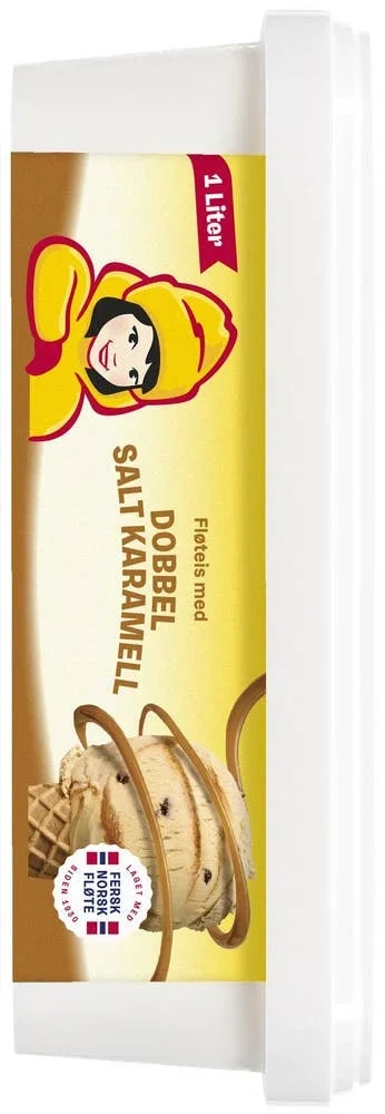 Diplom-is Karamellfløteis Dobbel salt karamell
