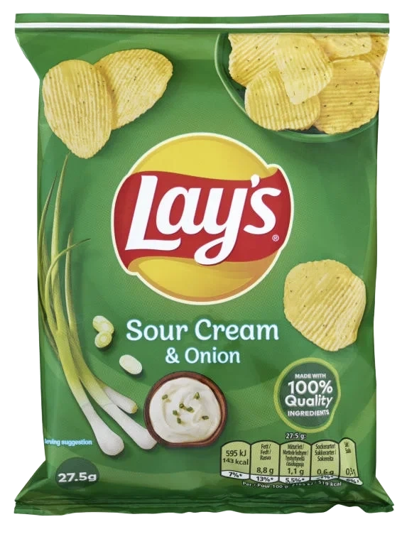 Chips Sour Cream&Onion 27,5g Lays