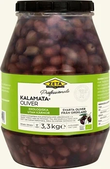 Kalamataoliver urkärnade Ekologiska