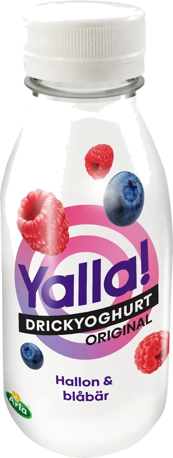 Yalla drickyoghurt hallon / blåbär