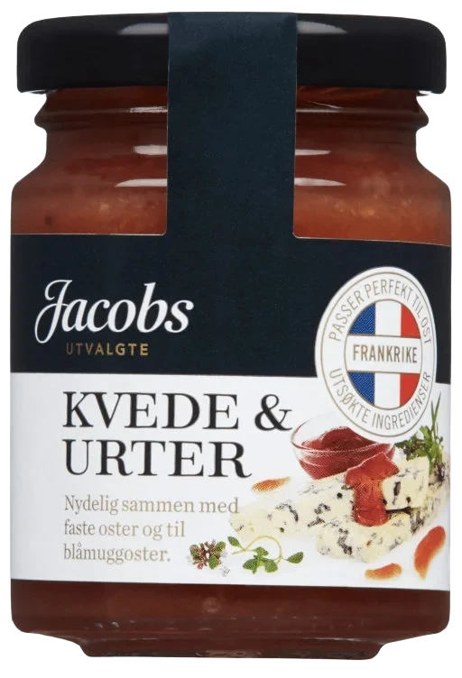Syltetøy til Ost Kvede&Urter 110g Jacobs
