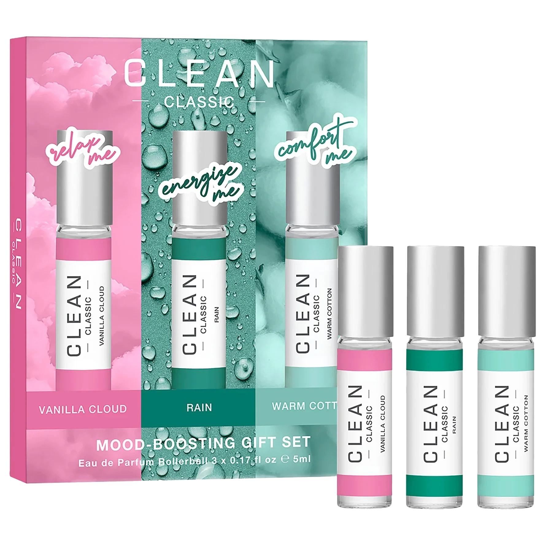 Clean Classic Layering Rollerball Gift Set