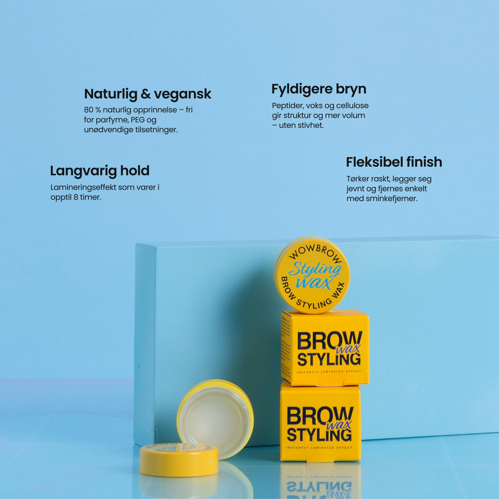 WOWBROW Brow Styling Wax, 4,5 ml