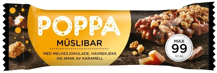 Poppa muslibar karamell  25g