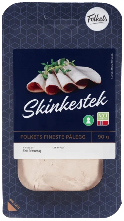 Skinkestek 90g Folkets