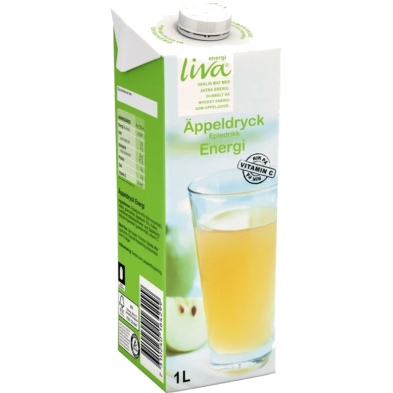 Äppeldryck Energi