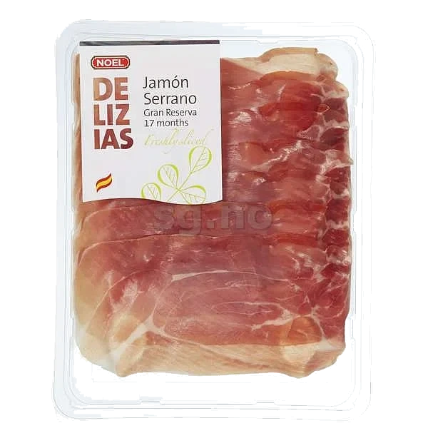 Serrano skinke skivet 17mnd   100g