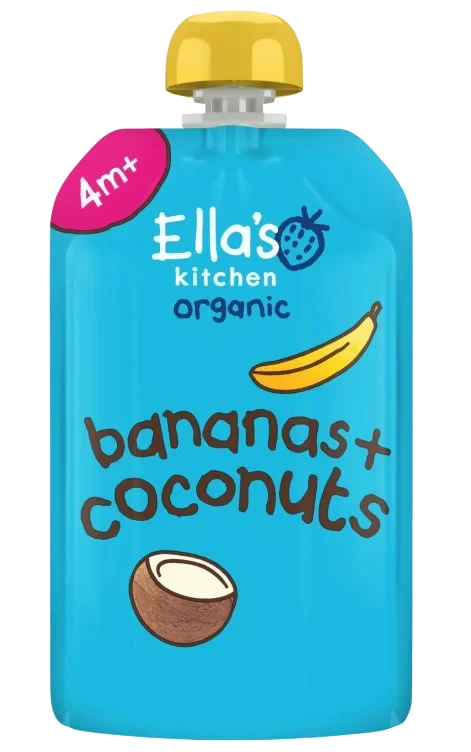 Banan+Kokos Øko 4mnd 120g Ellas