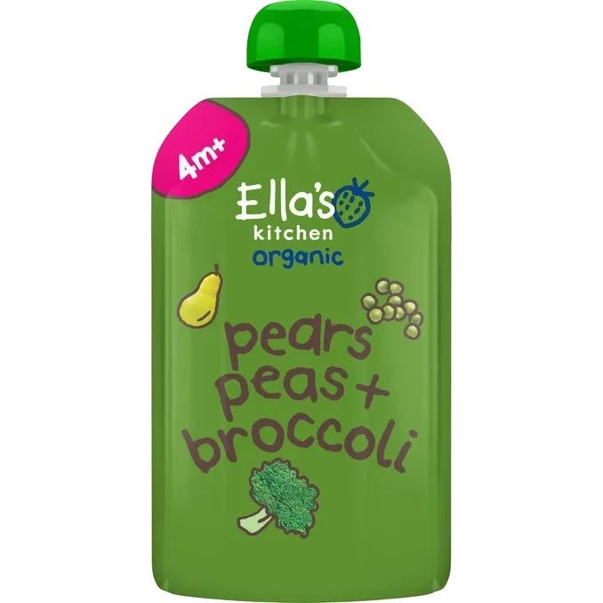 Klämmis Puré Päron, Ärtor & Broccoli