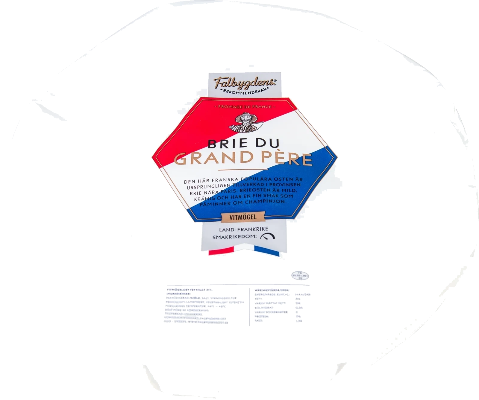 Brie du grand père 31% vitmögelost