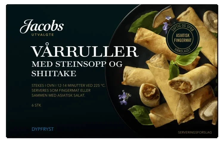 Vårruller Steinsopp&shitake 180g Jacobs