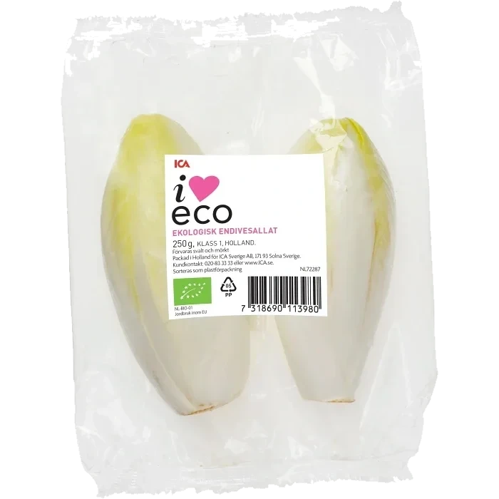 Endive Ekologisk 250g Klass 1 ICA I love