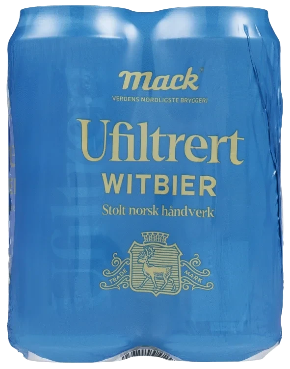 Mack Witbier Ufiltrert 0,5lx4 boks