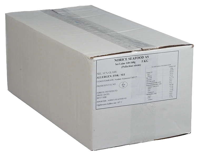 Seiloins 140g 10% glasering  5kg