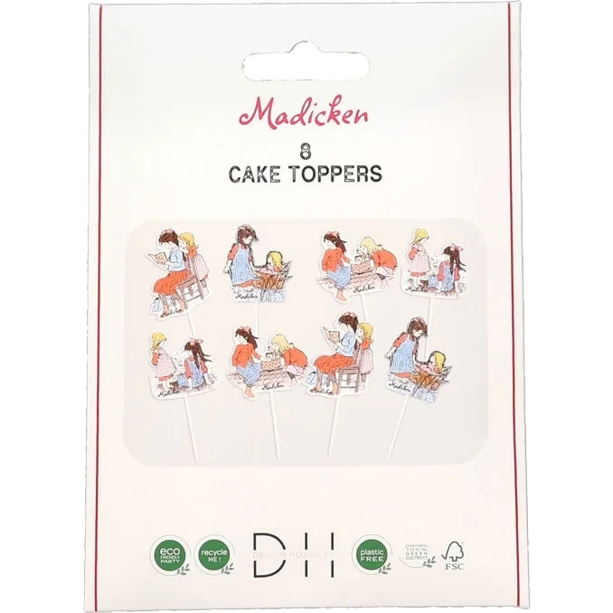 Madicken Tårtdekoration 8-pack