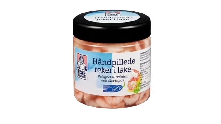 Reker i Lake Msc Håndpillede 555g Fiskem.