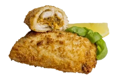 Sprøbakt fiskerullade m/tomat og mozzarella 112g   5kg