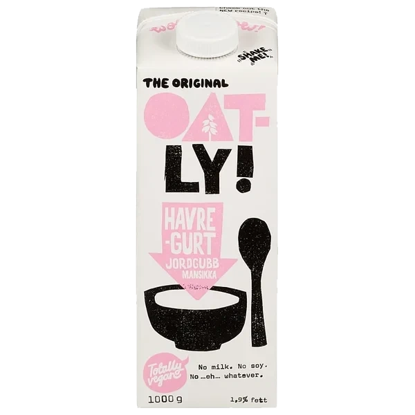 Havregurt Jordbær 1000g Oatly