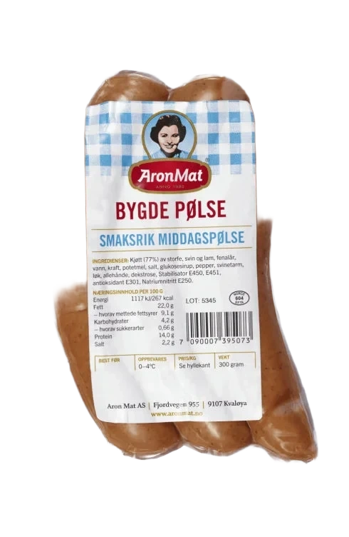 Bygde Pølse 300g Aron Mat